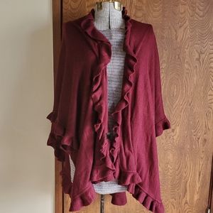 Maroon shawl